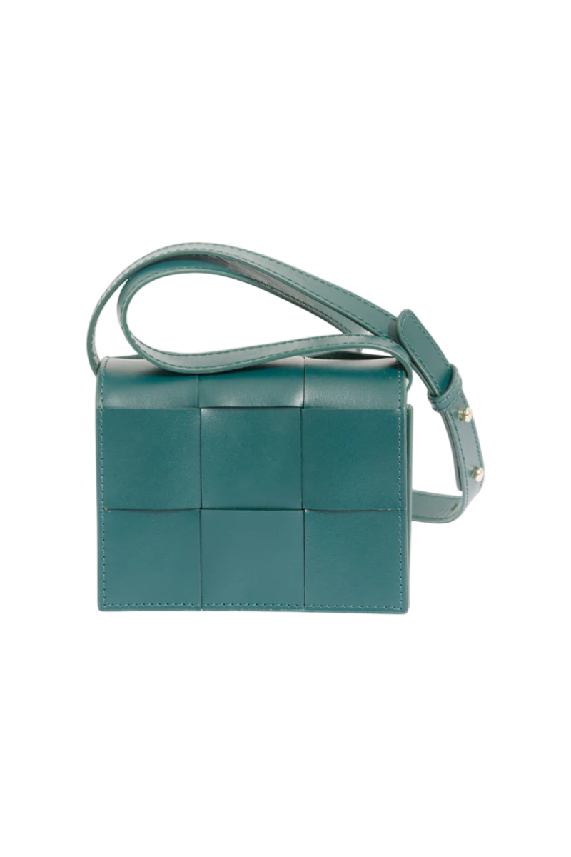 Matchbox Mini Cross Body in Malachite
