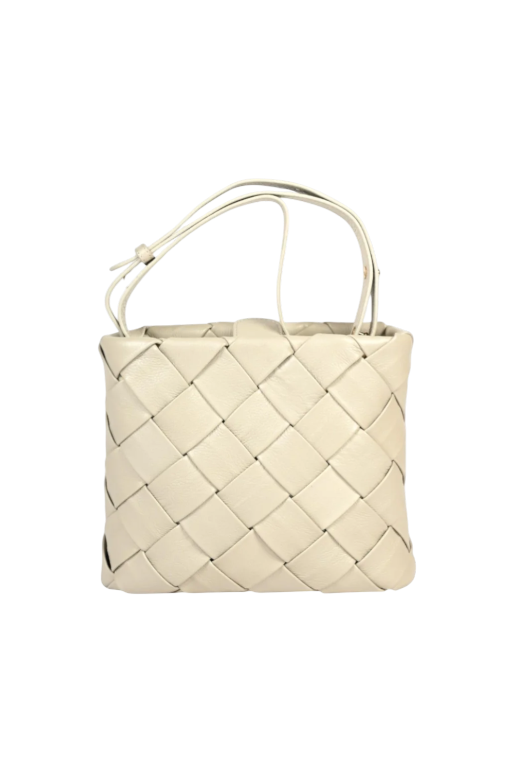 Porter Mini Woven Cross Body Bag in Pumice