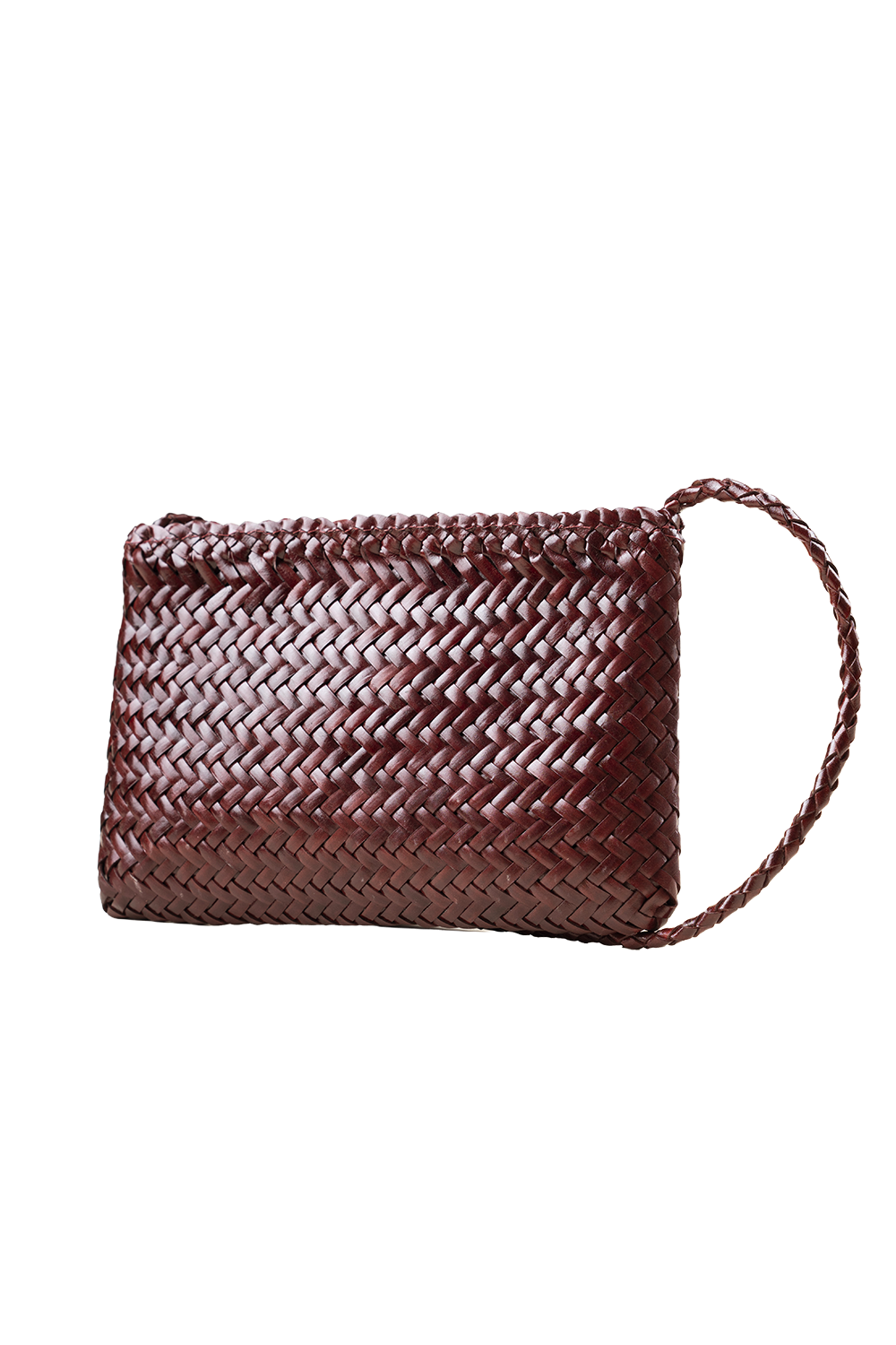 Fiya Woven Crossbody Bag in Toffee Taledo