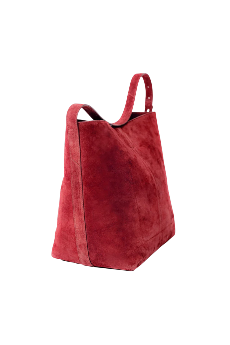 Esme Large Tote in Cranberry