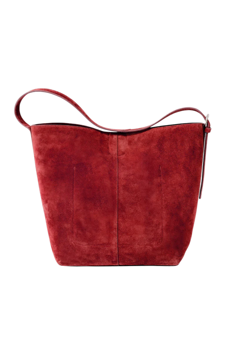 Esme Large Tote in Cranberry