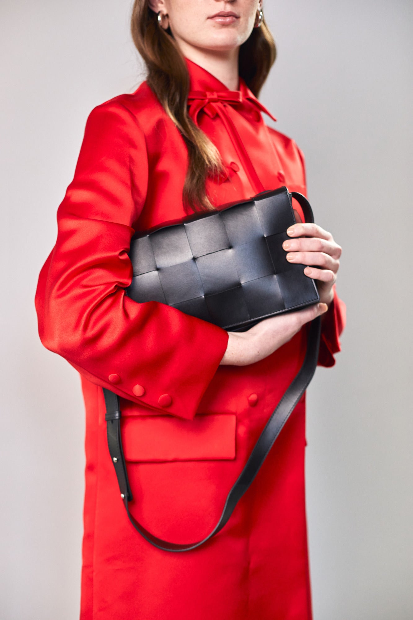 Matchbox Cross Body Bag in Black