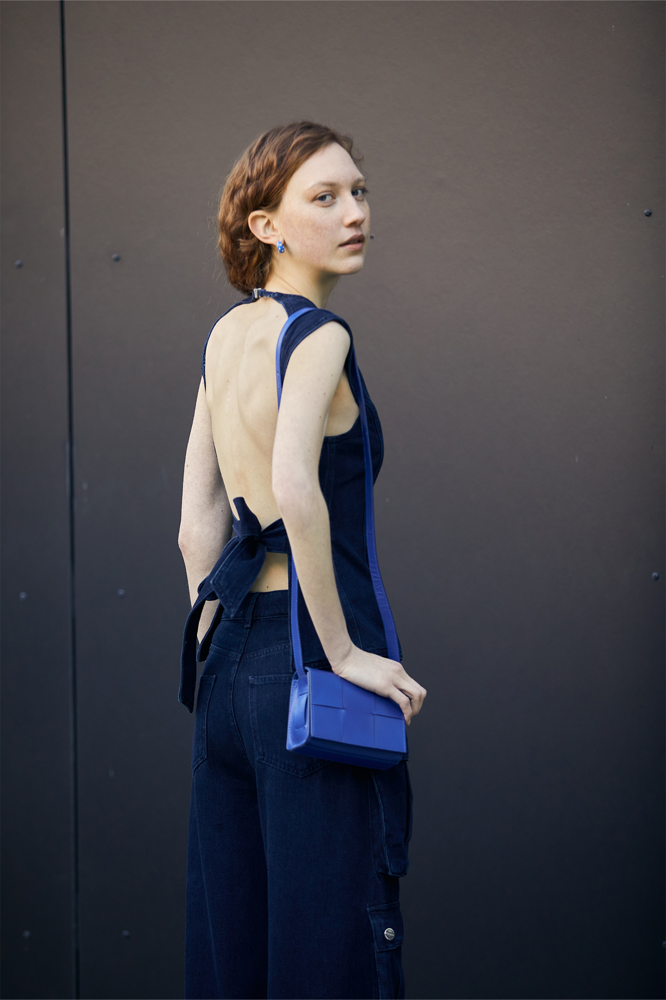 Matchbox Mini Cross-Body-Cobalt Blue