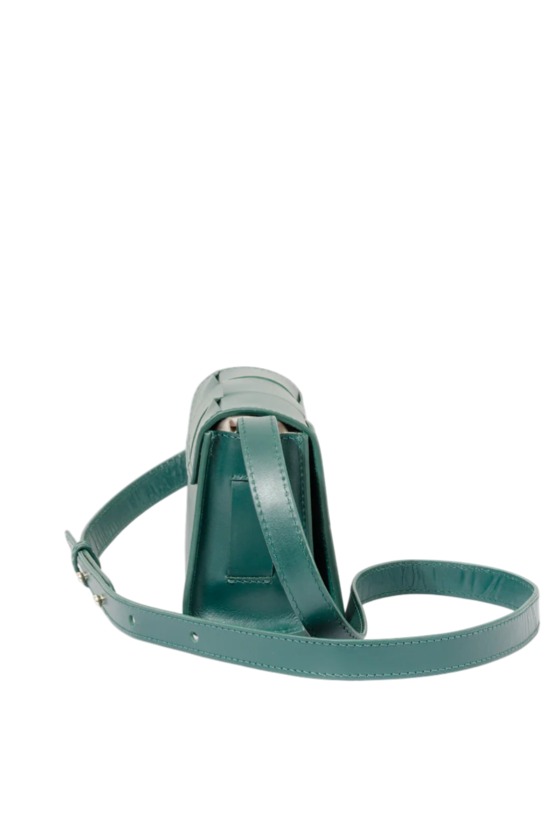 Matchbox Mini Cross Body in Malachite