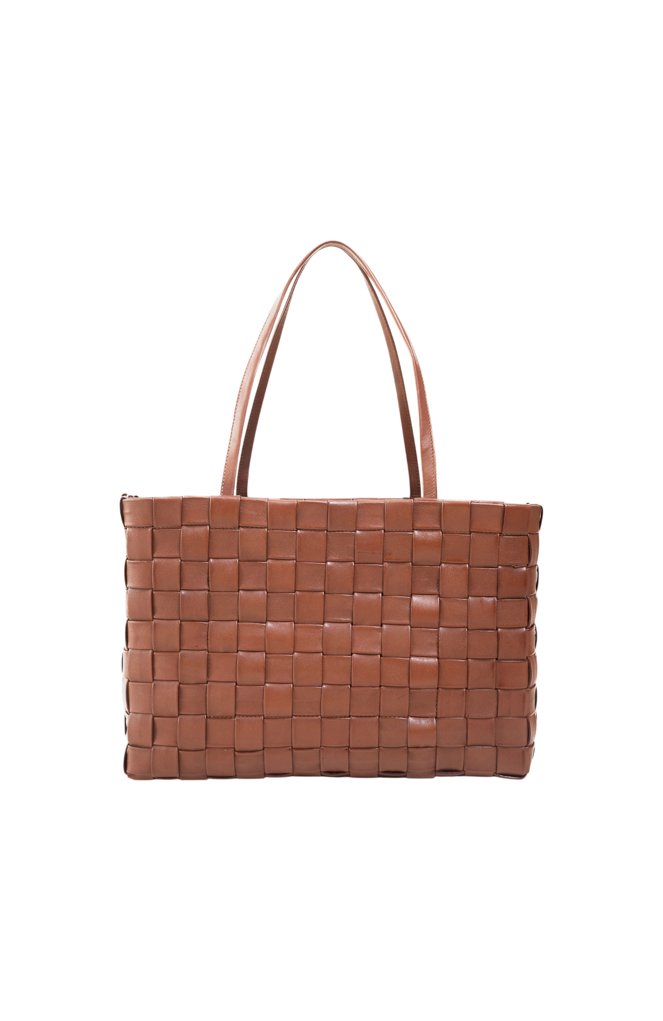 Tessa Woven Shopper in Toffee