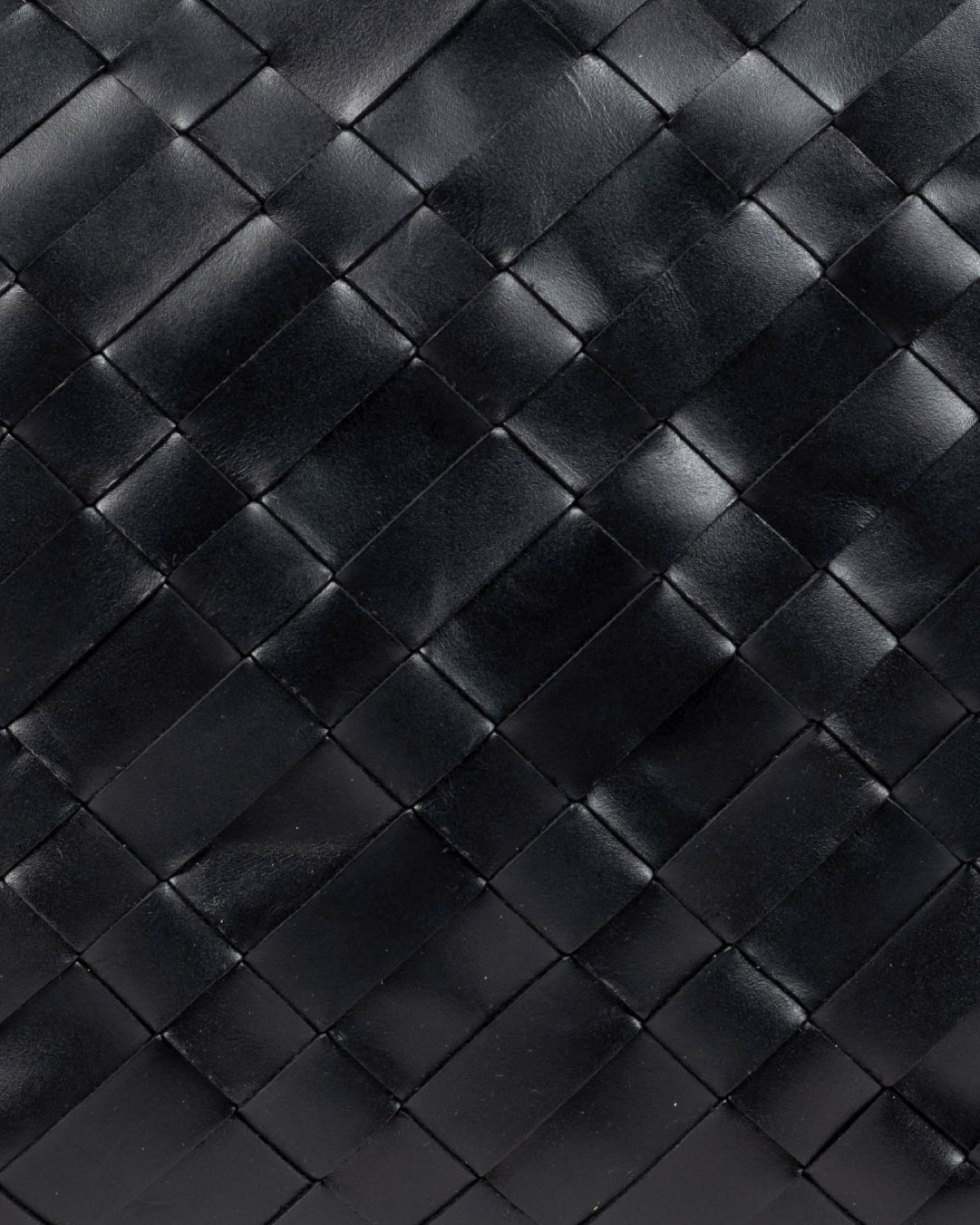 Cabas Woven Shopper in Black