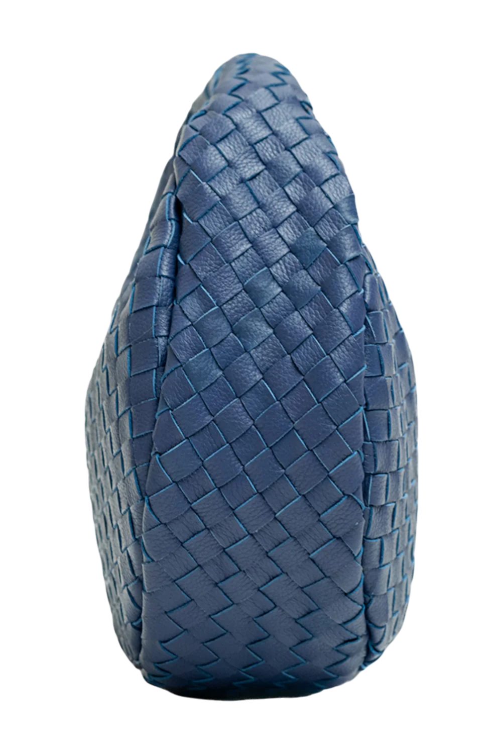 Laluna Woven Shoulder Bag in Blue Dusk