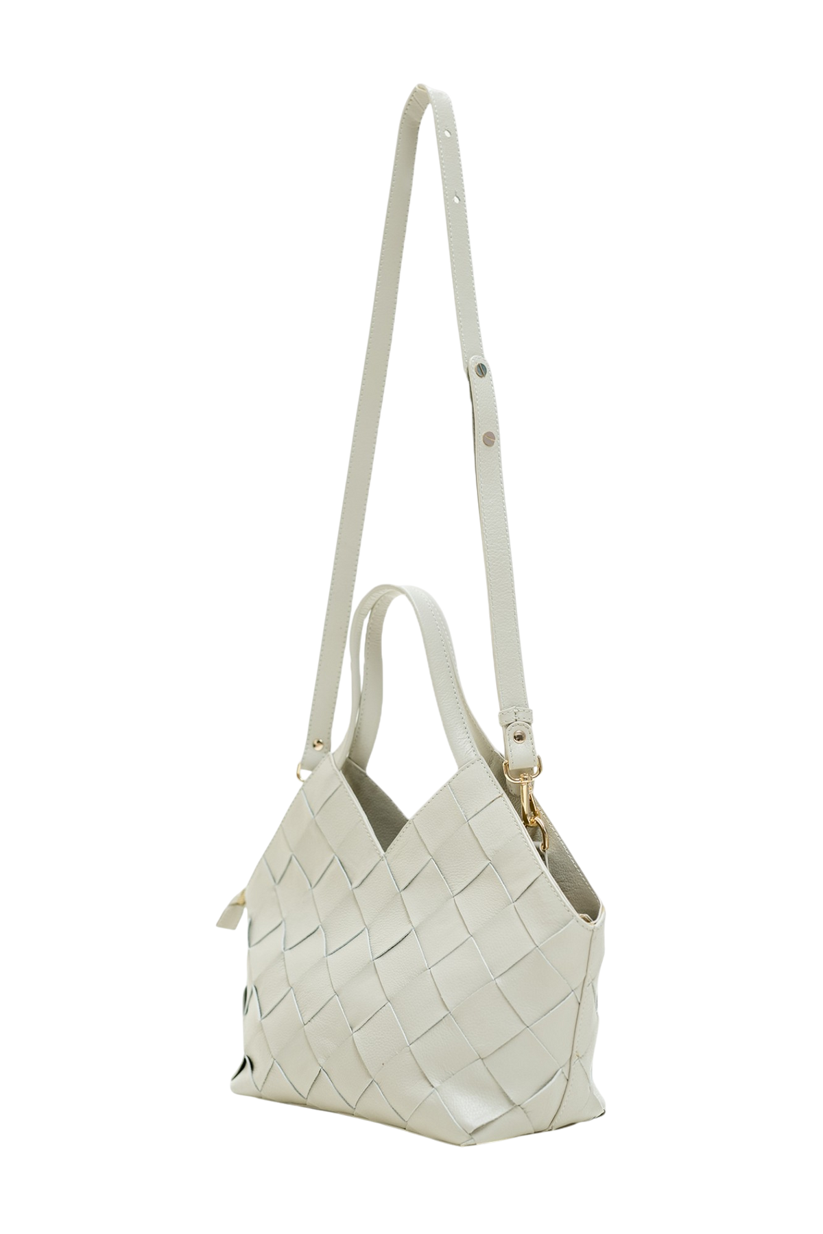 Palmo Handwoven Shopper Bag in Pumice