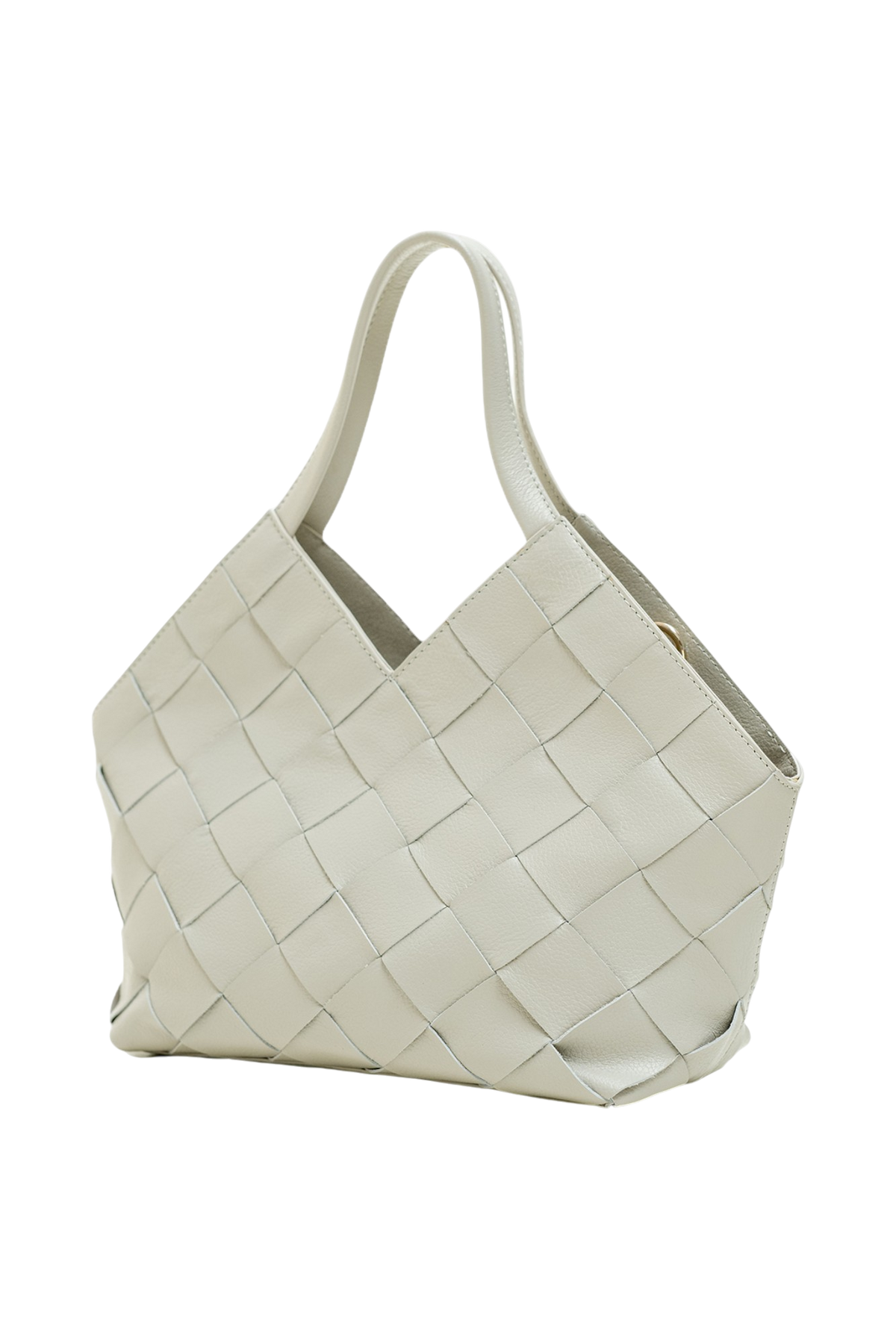 Palmo Handwoven Shopper Bag in Pumice
