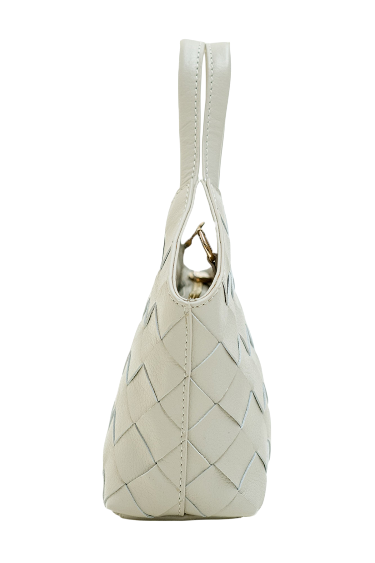 Palmo Handwoven Shopper Bag in Pumice
