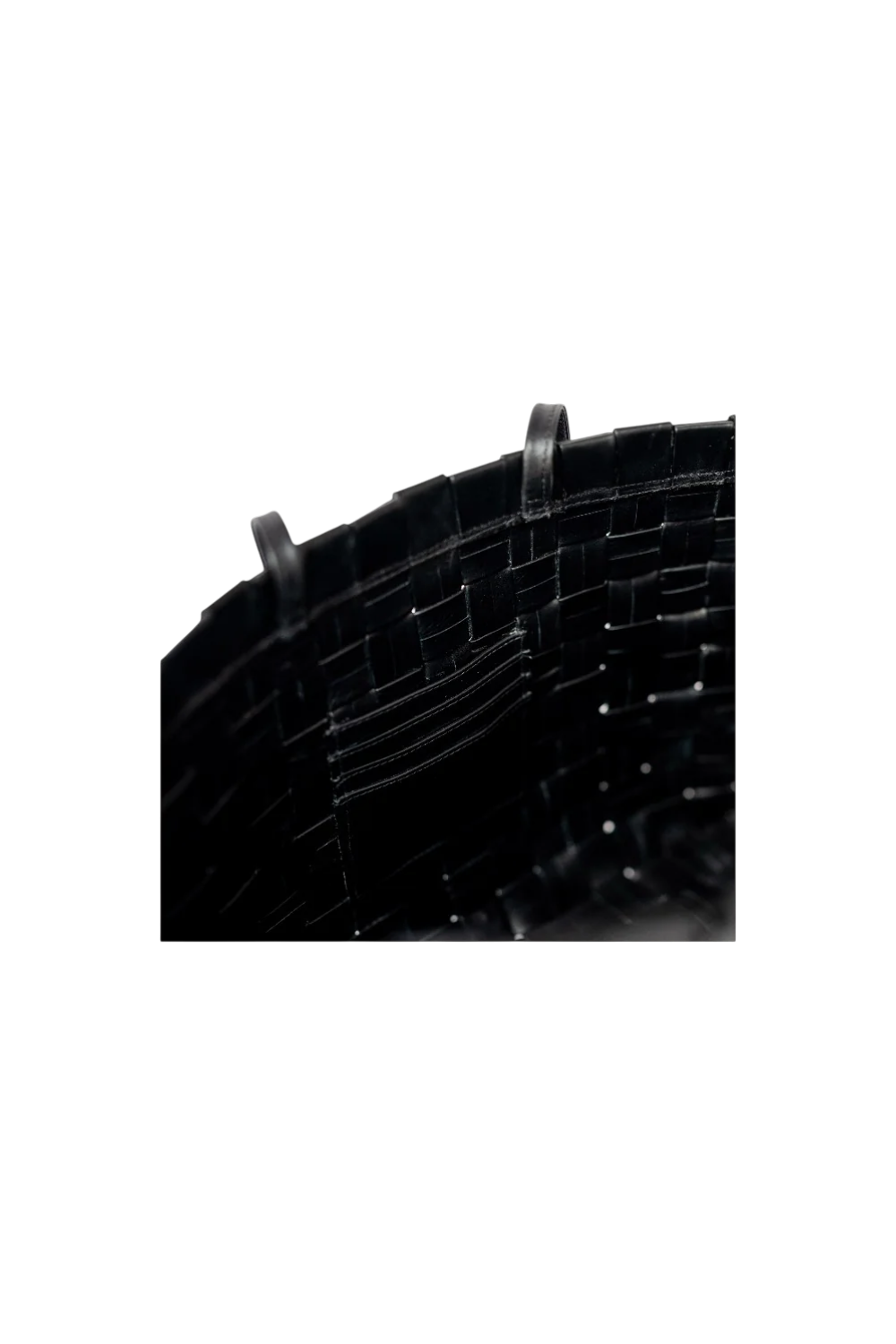 Tessa Woven Shopper in Black