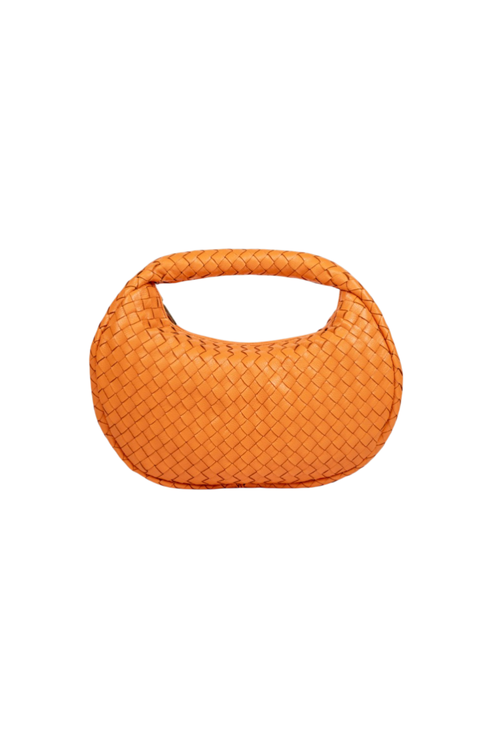 Laluna Woven Shoulder Bag in Apricot Crush
