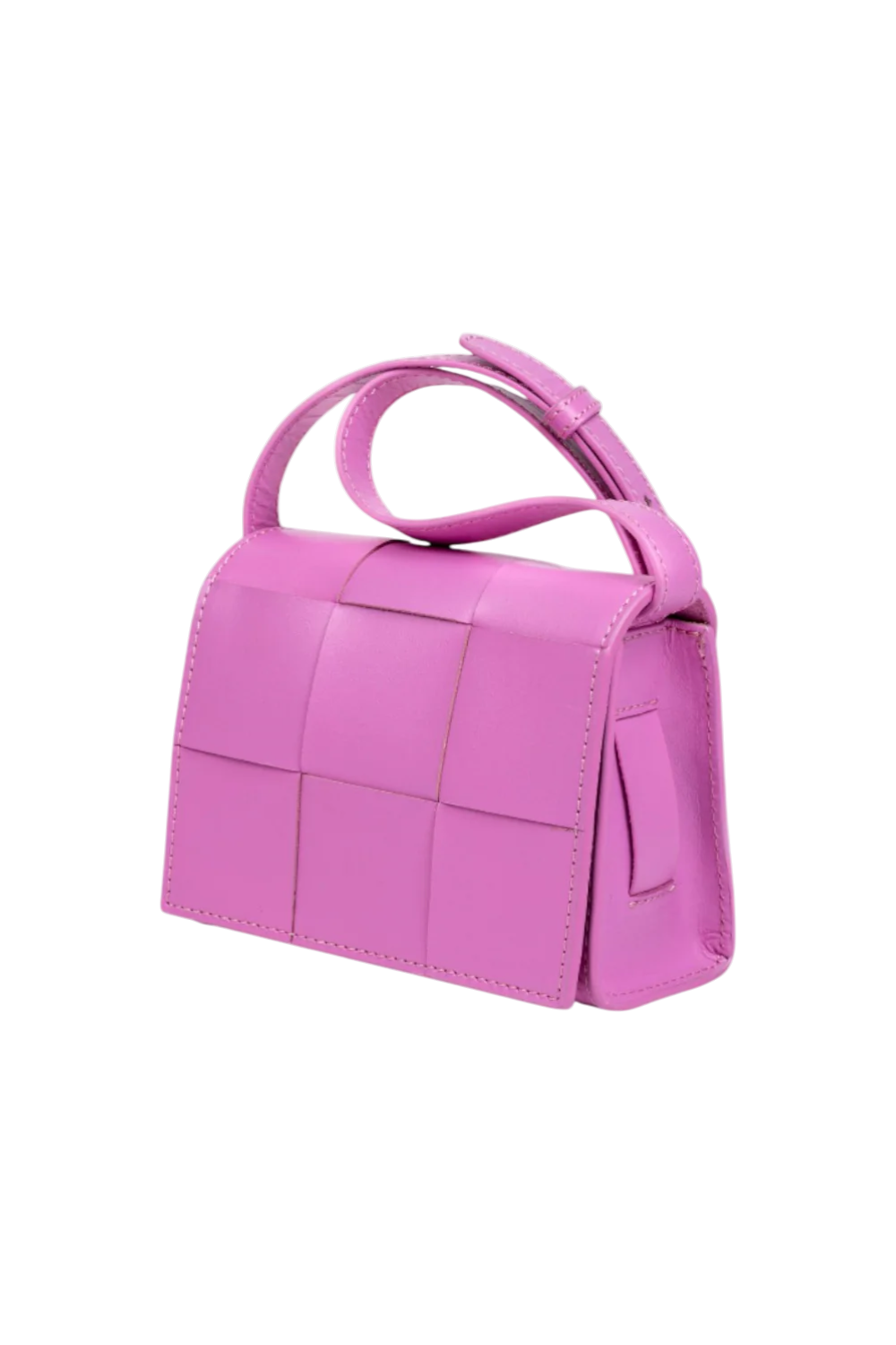 Matchbox Mini Cross Body in Pink Cyclamen