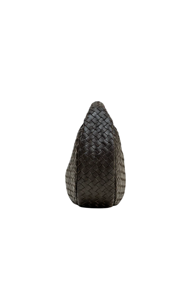 Laluna Woven Shoulder Bag in Fondant