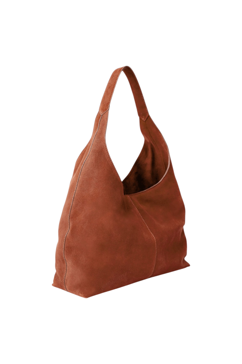 Lola Shopper in Toffee Suede