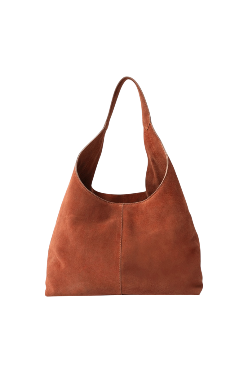 Lola Shopper in Toffee Suede
