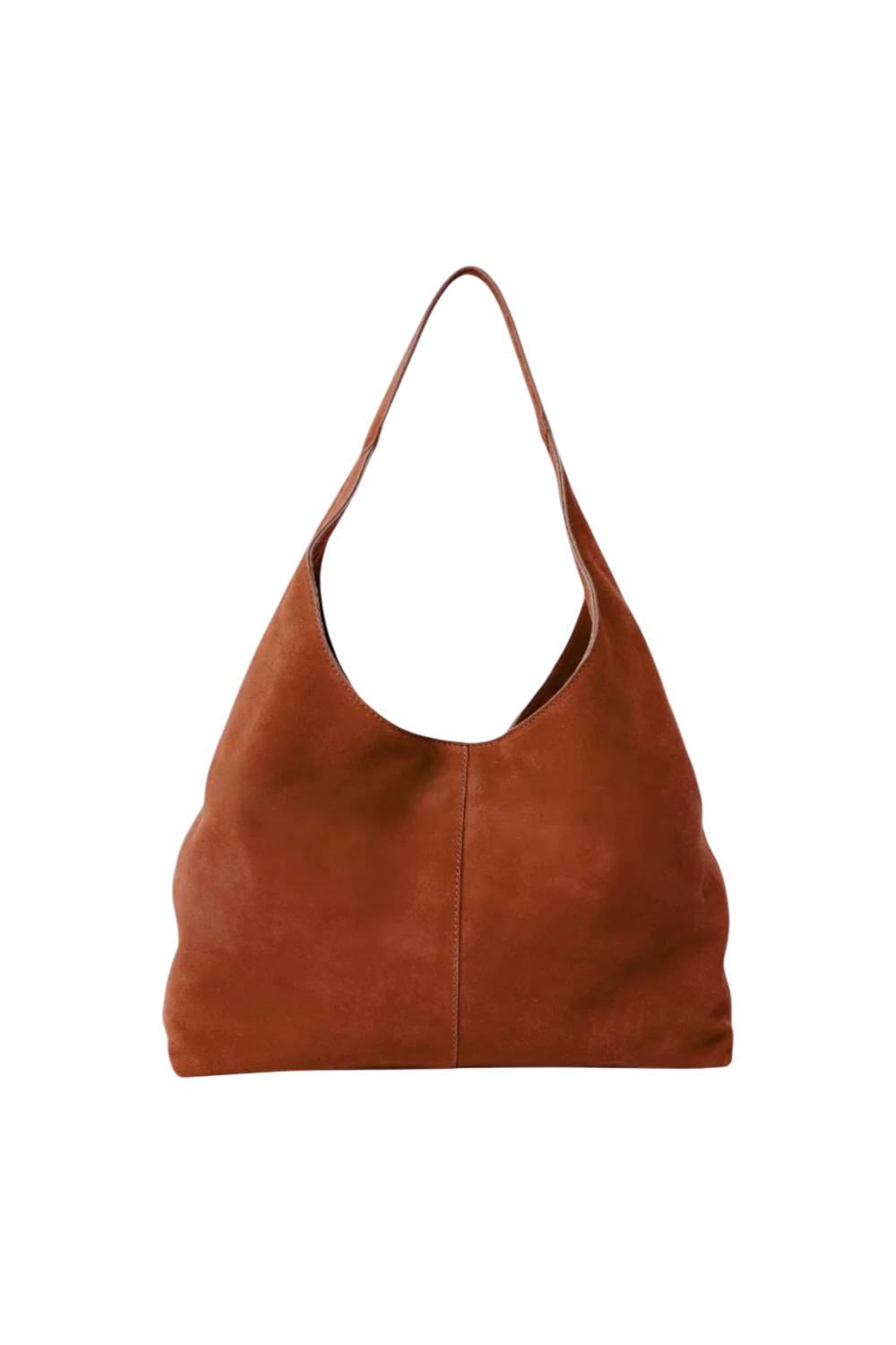 Lola Shopper in Rust Suede