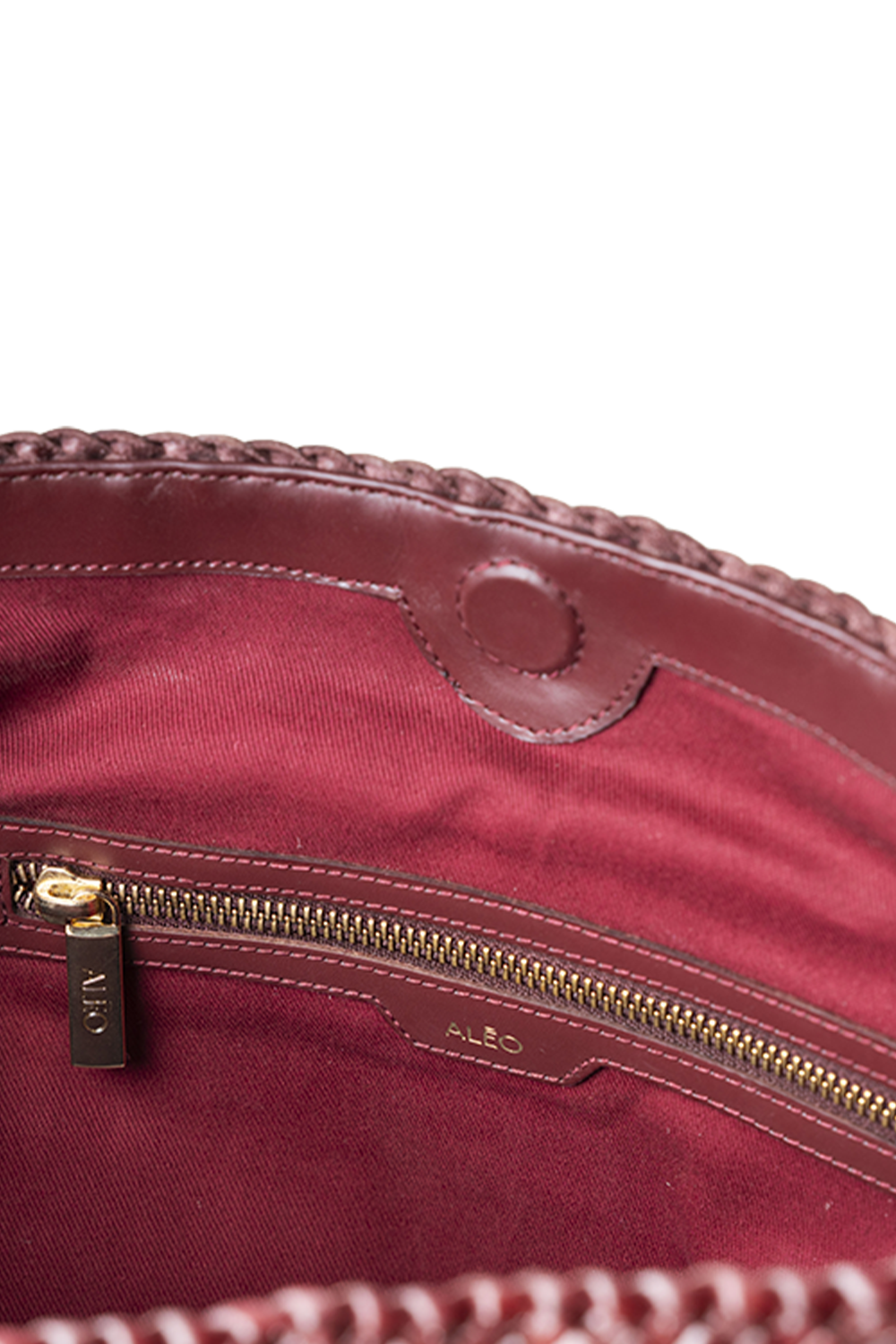 Toka Woven Tote Bag in Plum