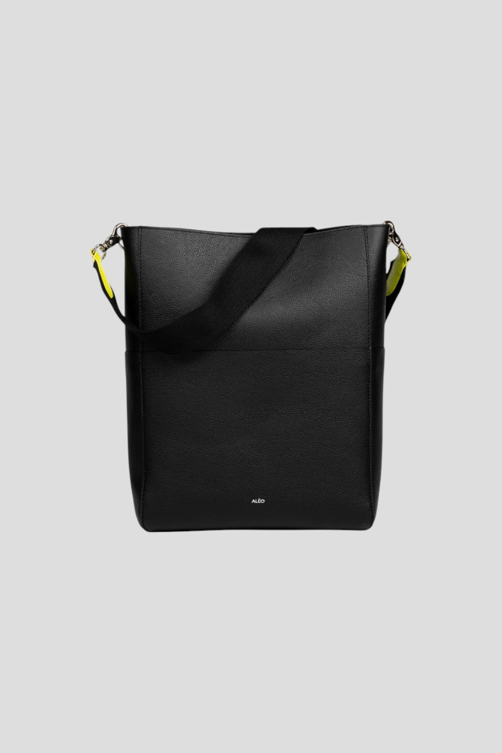 Vega Rectangular Tote-Black w/ Cyber Lime