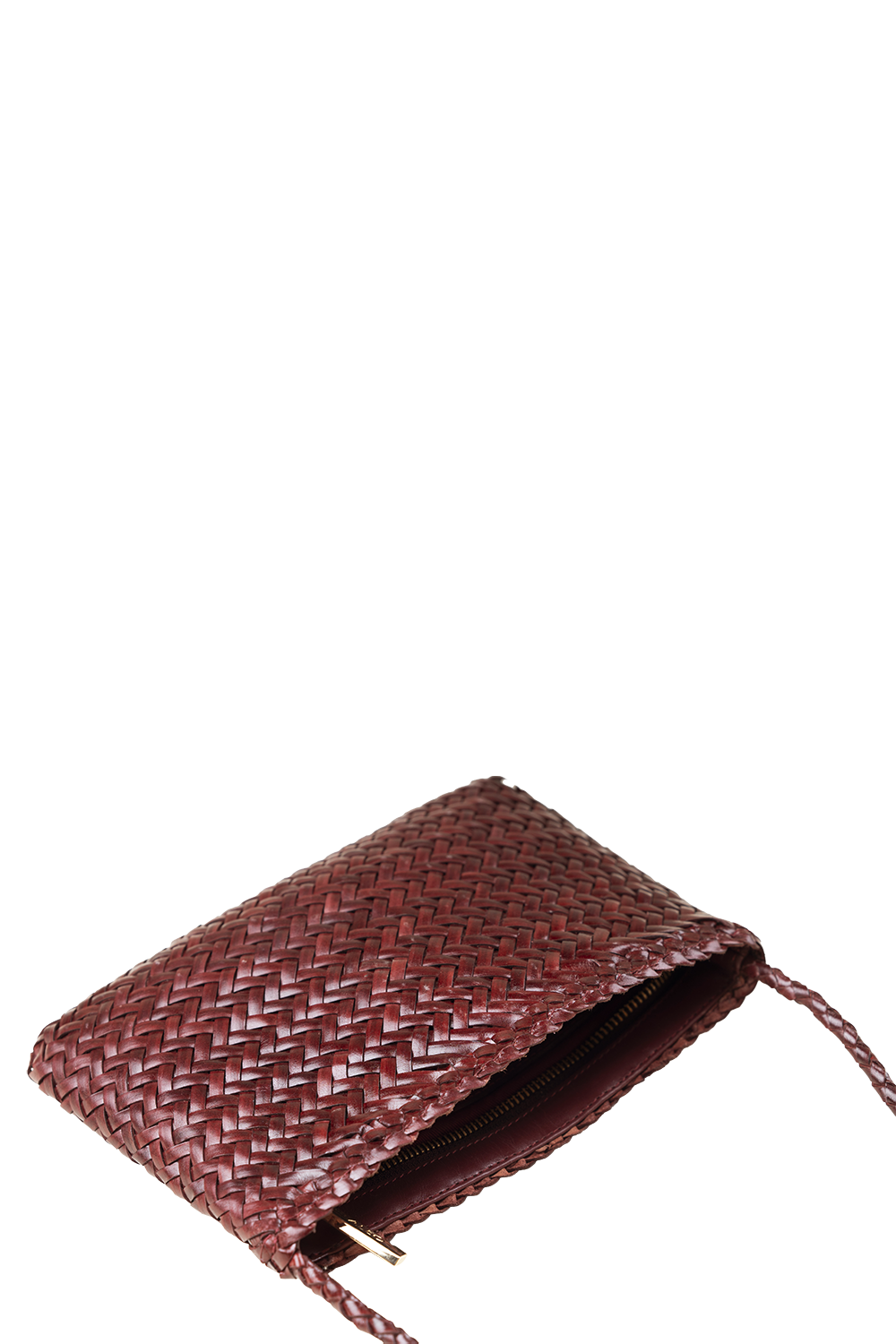 Fiya Woven Crossbody Bag in Toffee Taledo