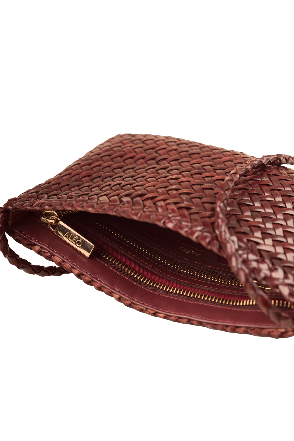 Fiya Woven Crossbody Bag in Toffee Taledo