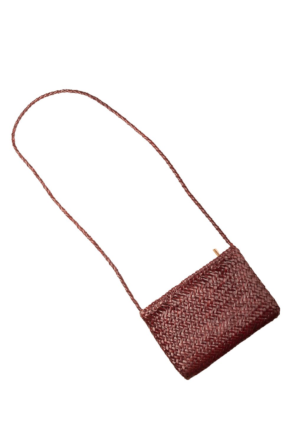 Fiya Woven Crossbody Bag in Toffee Taledo