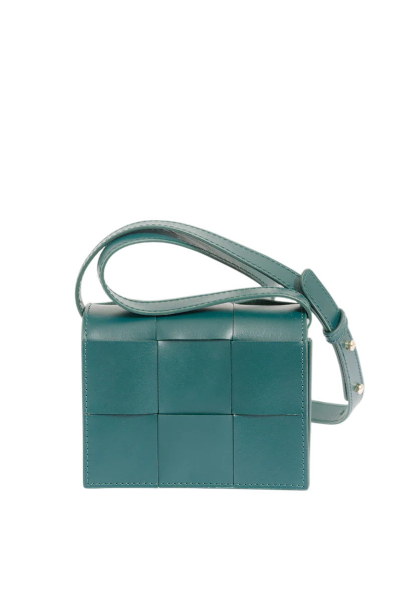 Matchbox Mini Cross Body in Malachite