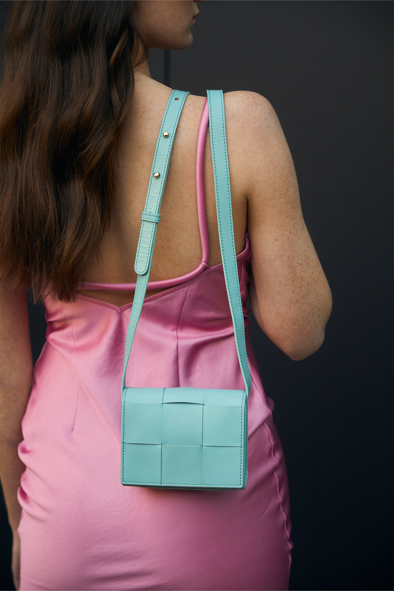 Matchbox Mini Cross Body in Sea Foam