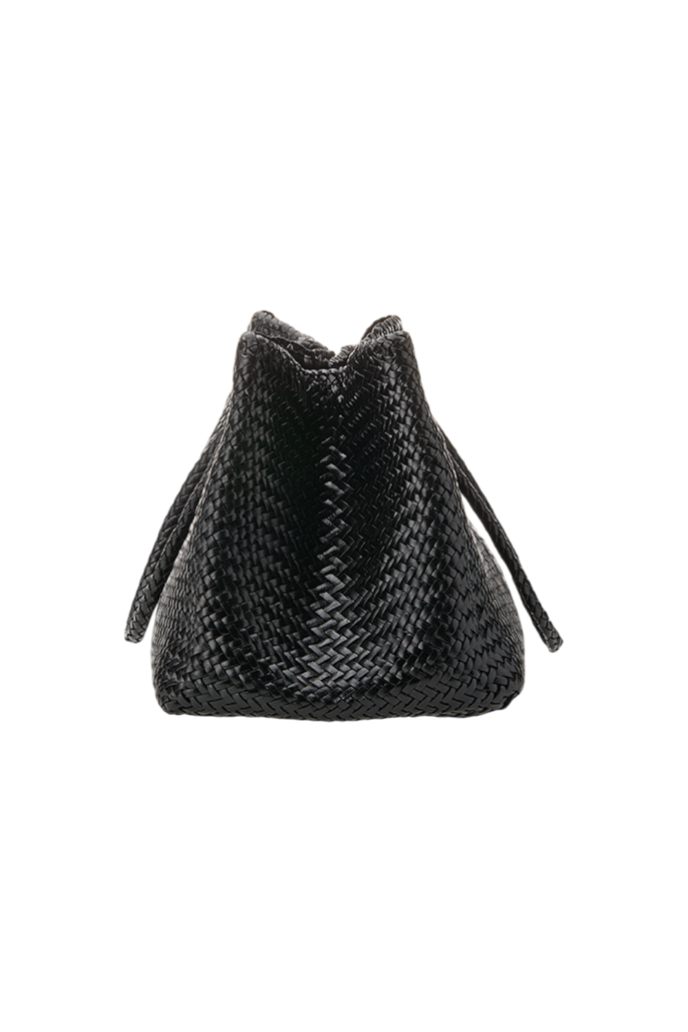 Romy Woven Tote in Black