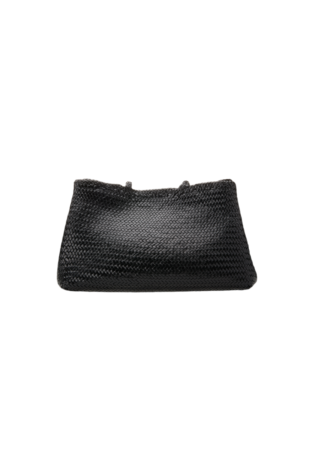 Romy Woven Tote in Black