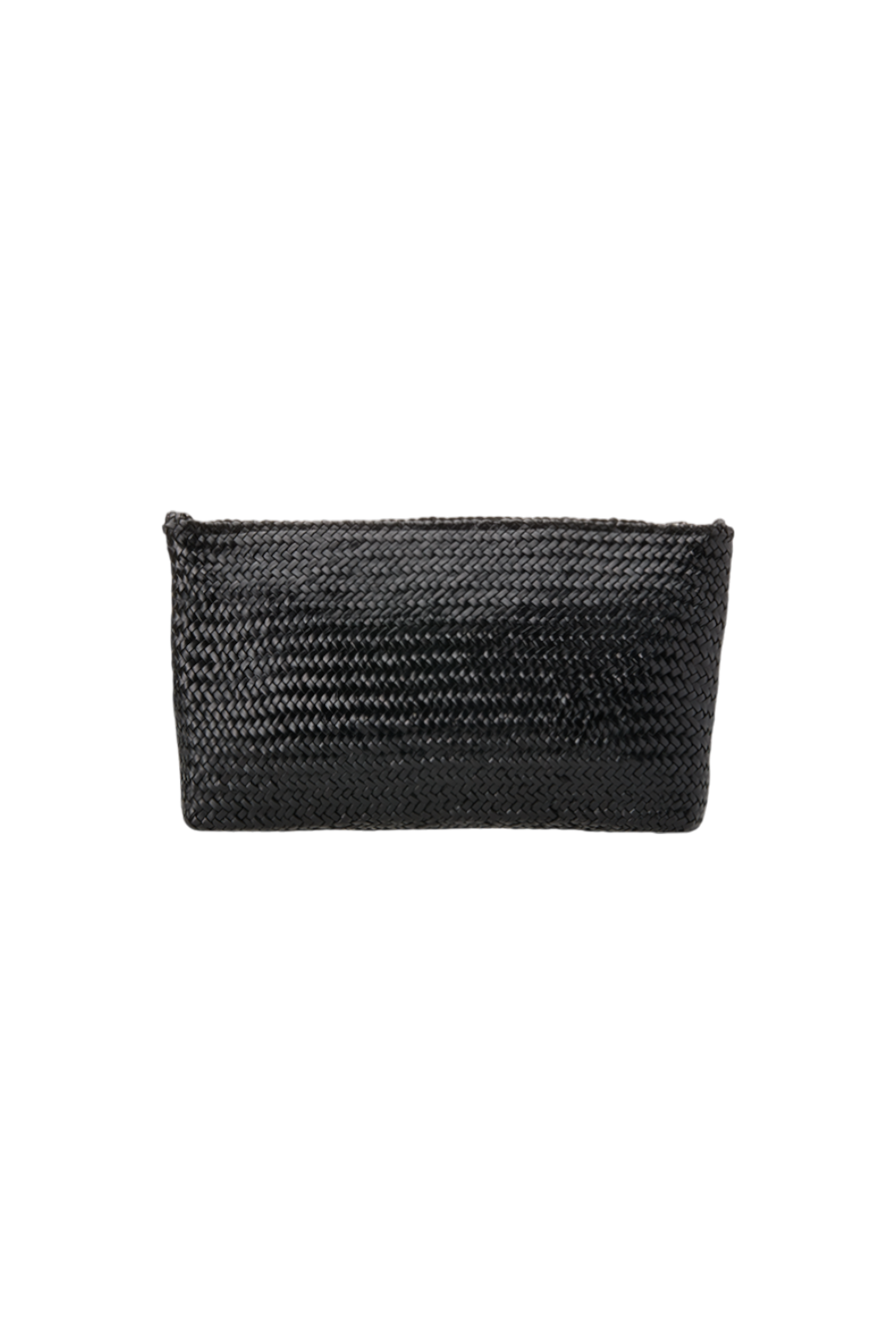 Nina Woven Shoulder Bag in Black