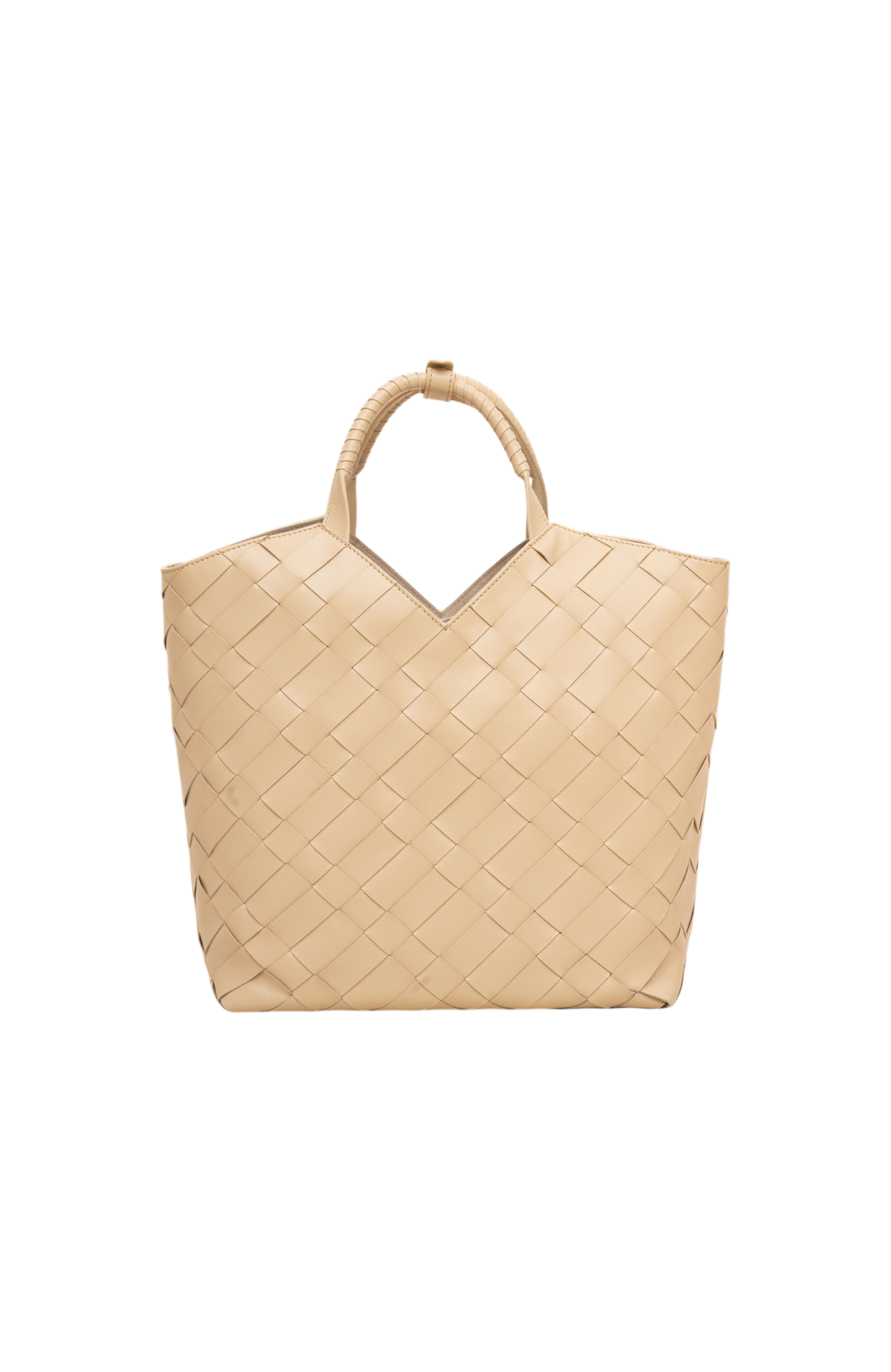 Cabas Woven Shopper in Sand