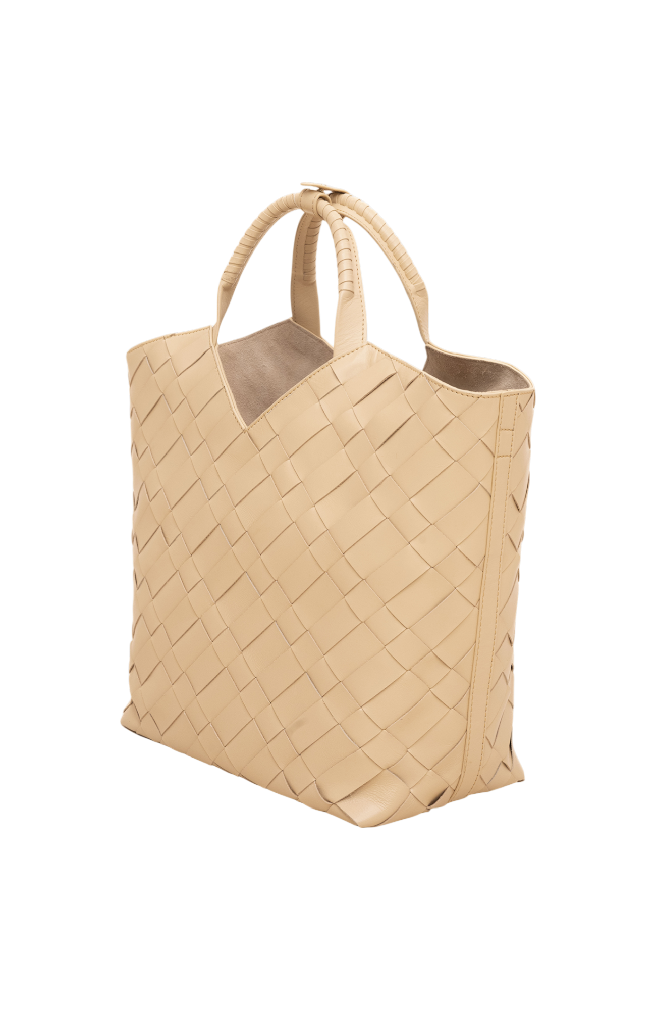 Cabas Woven Shopper in Sand