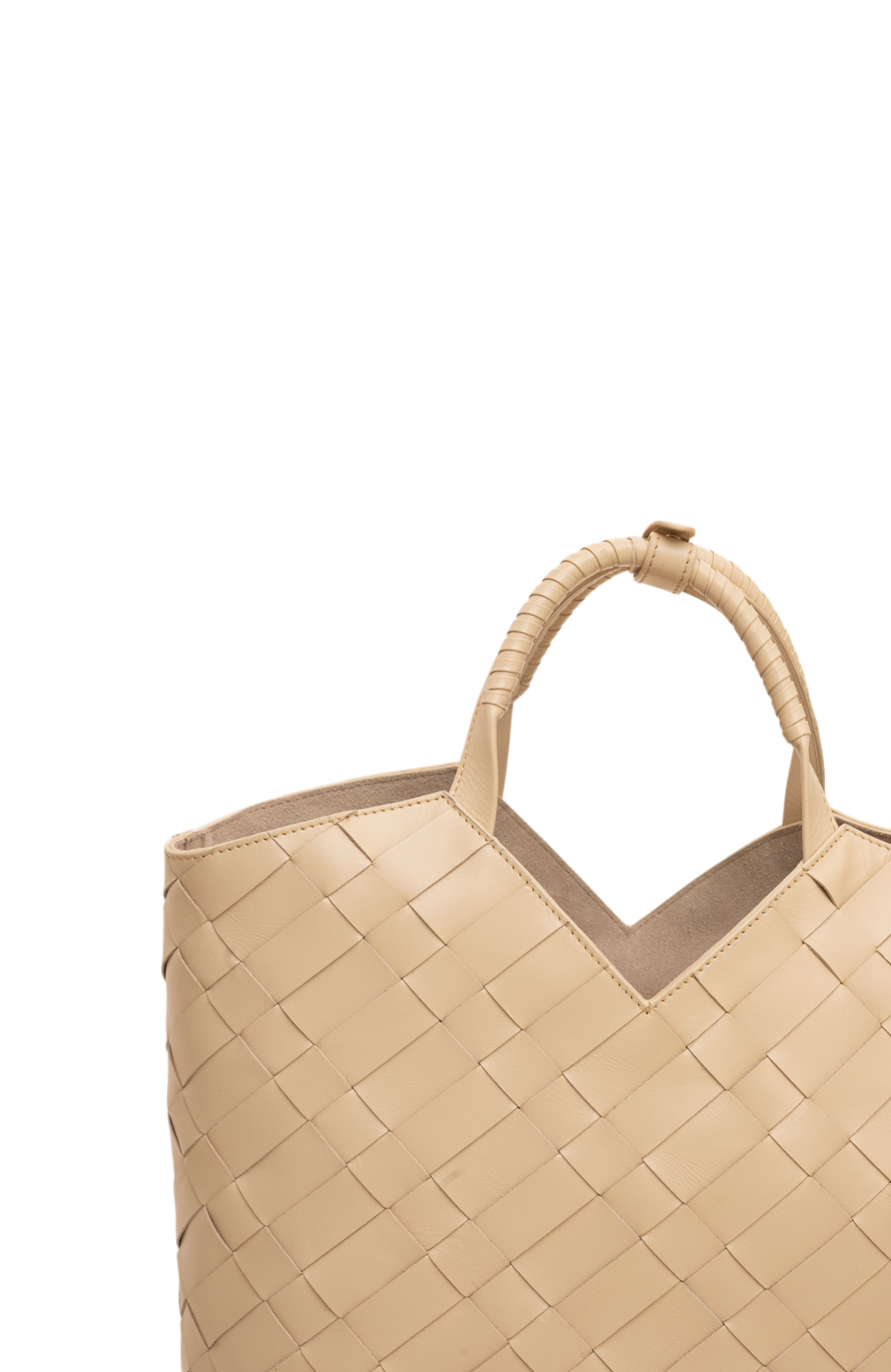Cabas Woven Shopper in Sand