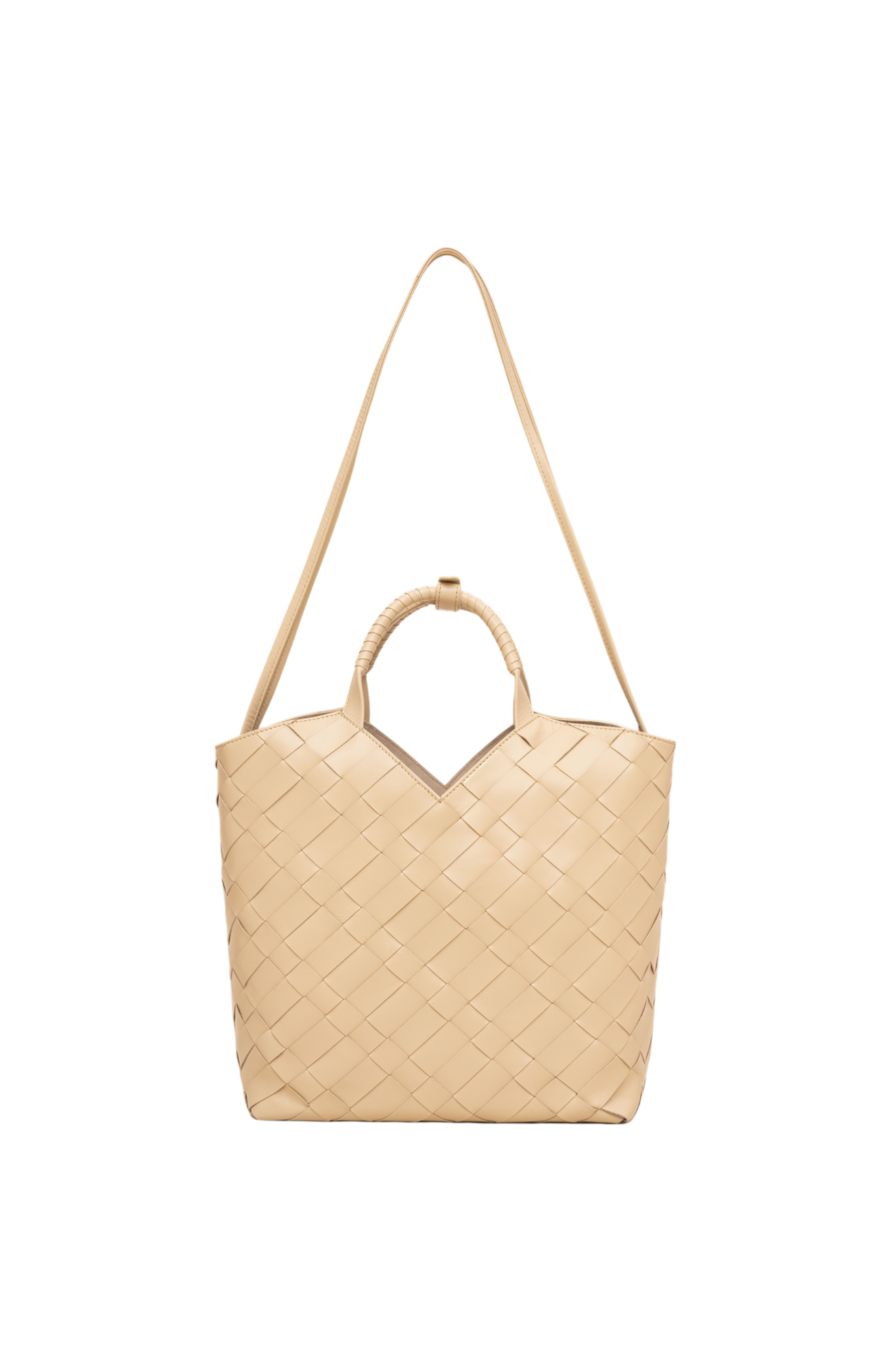 Cabas Woven Shopper in Sand