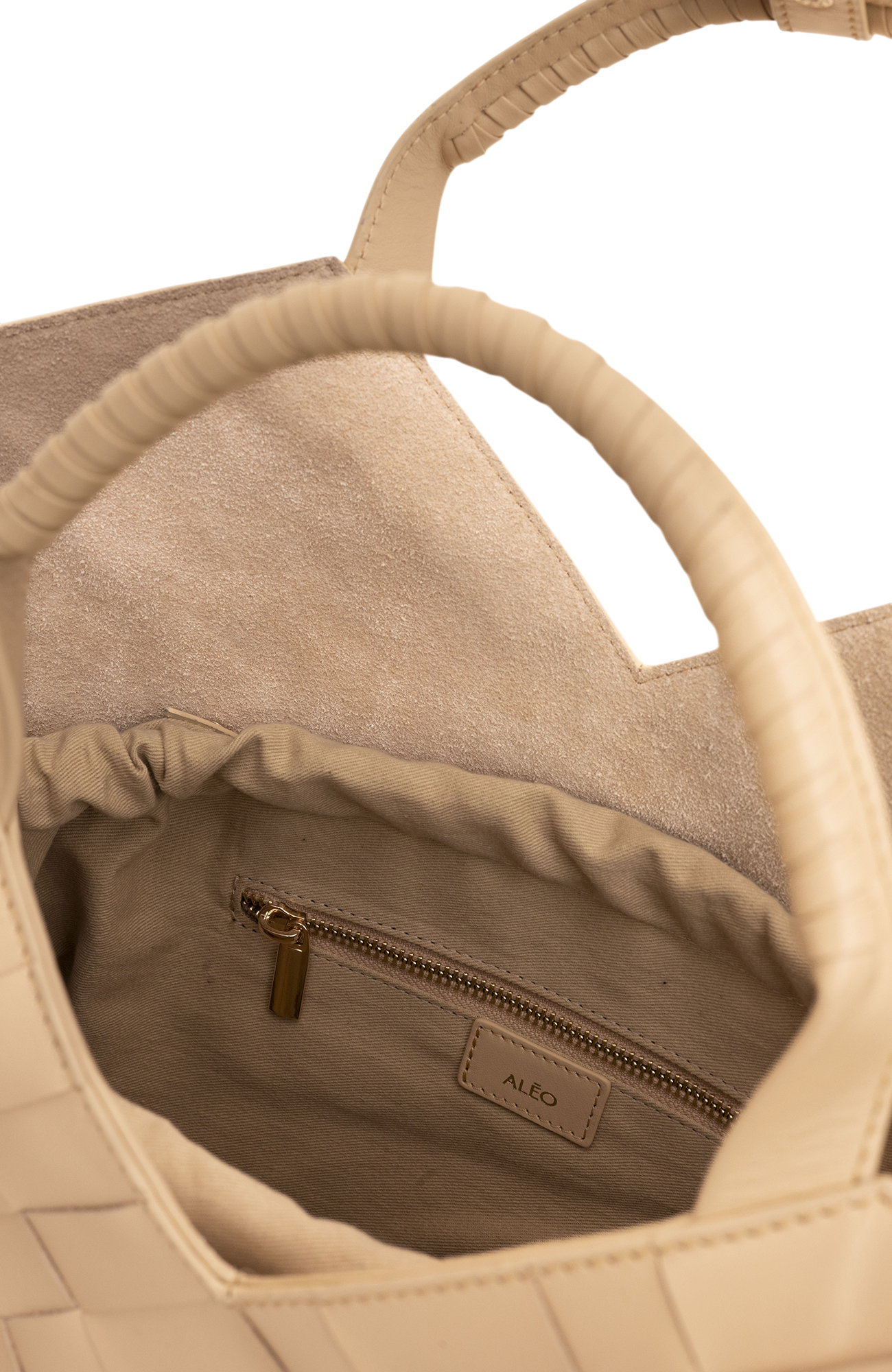 Cabas Woven Shopper in Sand