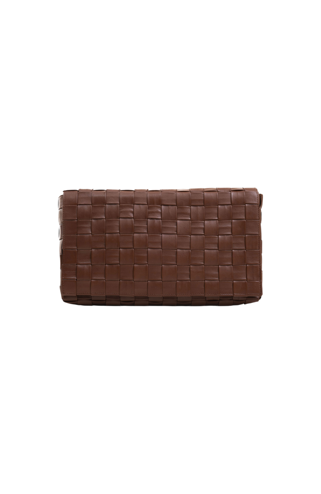 Cleo Handwoven Clutch in Toffee Taledo