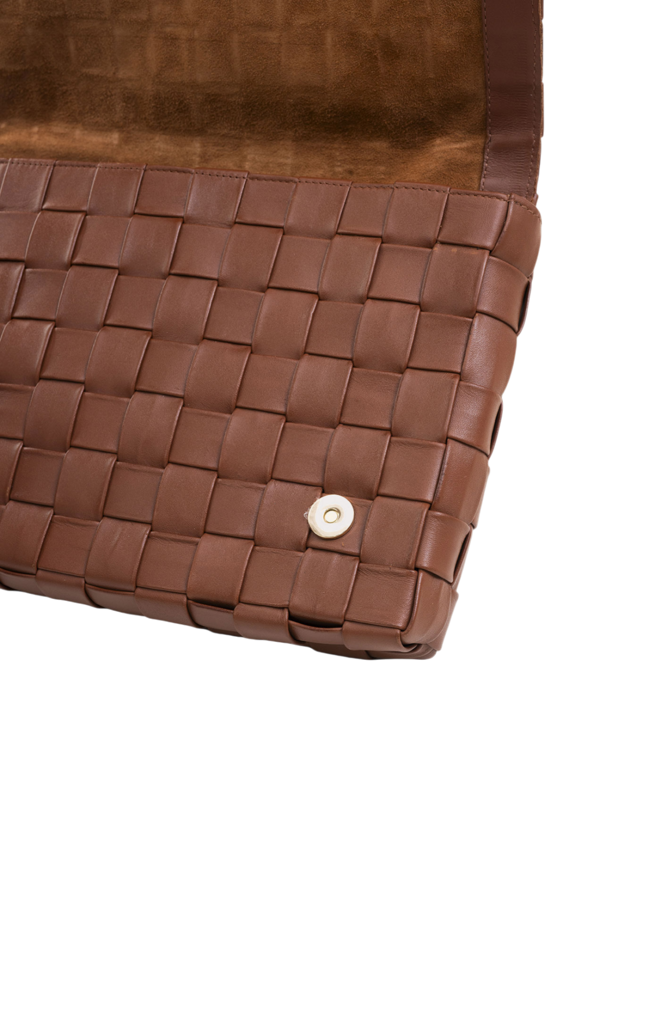 Cleo Handwoven Clutch in Toffee Taledo