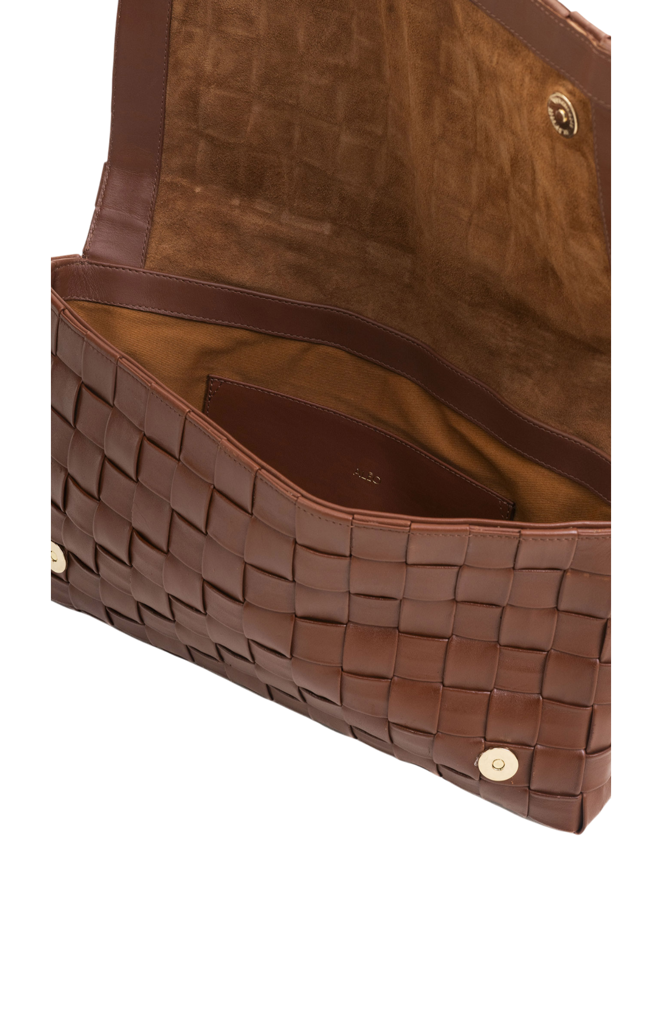 Cleo Handwoven Clutch in Toffee Taledo