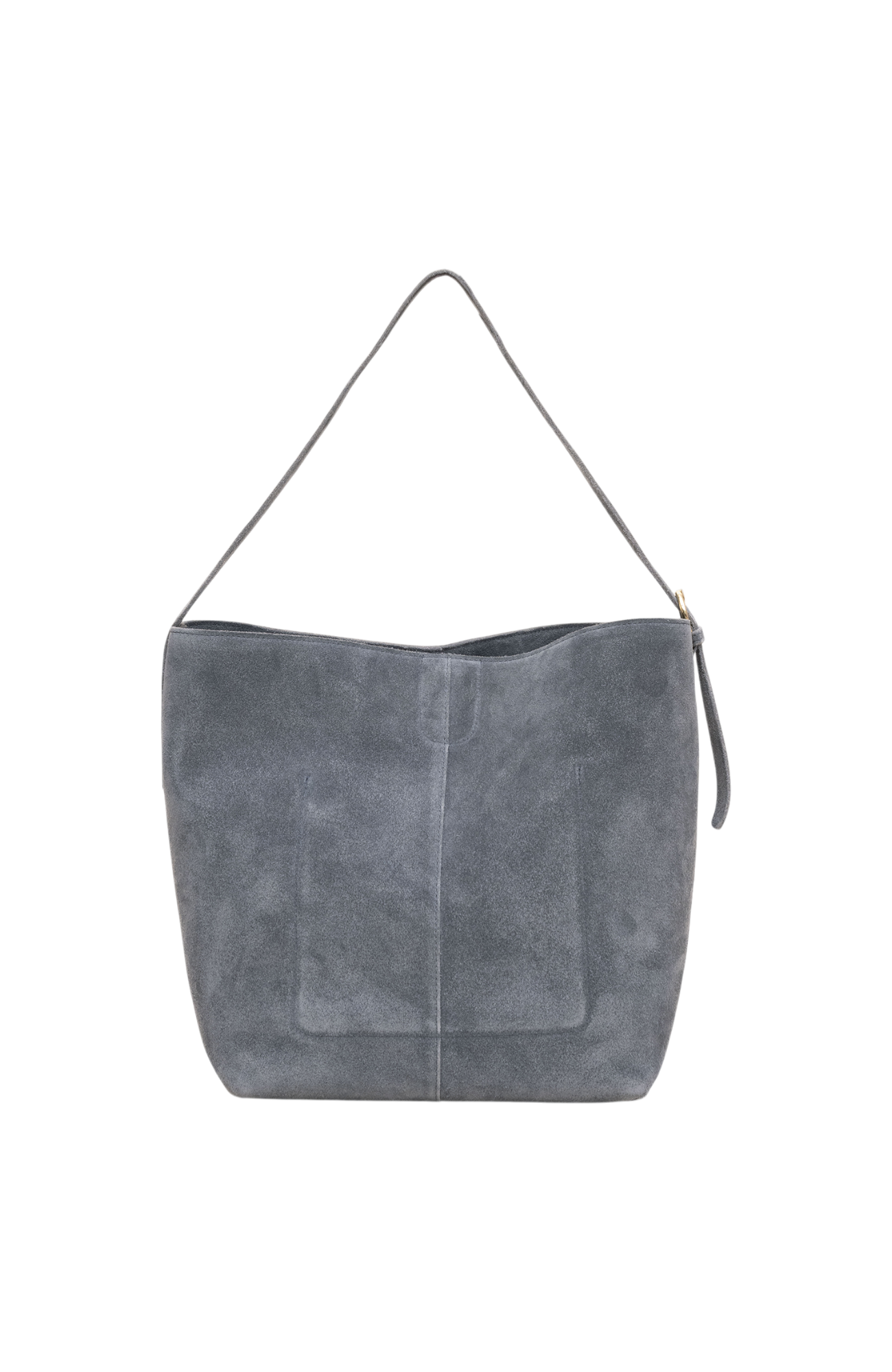 Esme Large Tote in Slate Suede