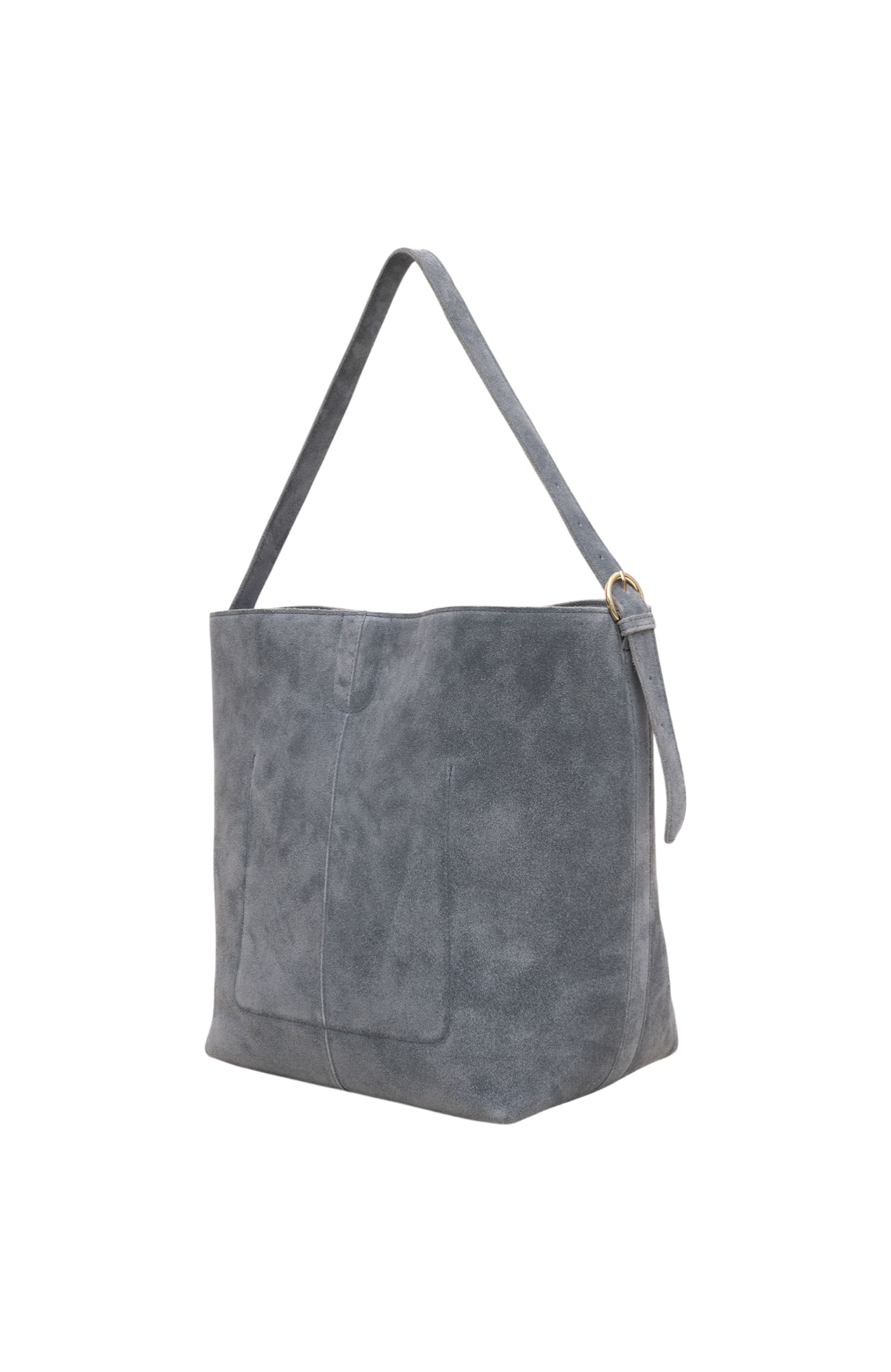Esme Large Tote in Slate Suede