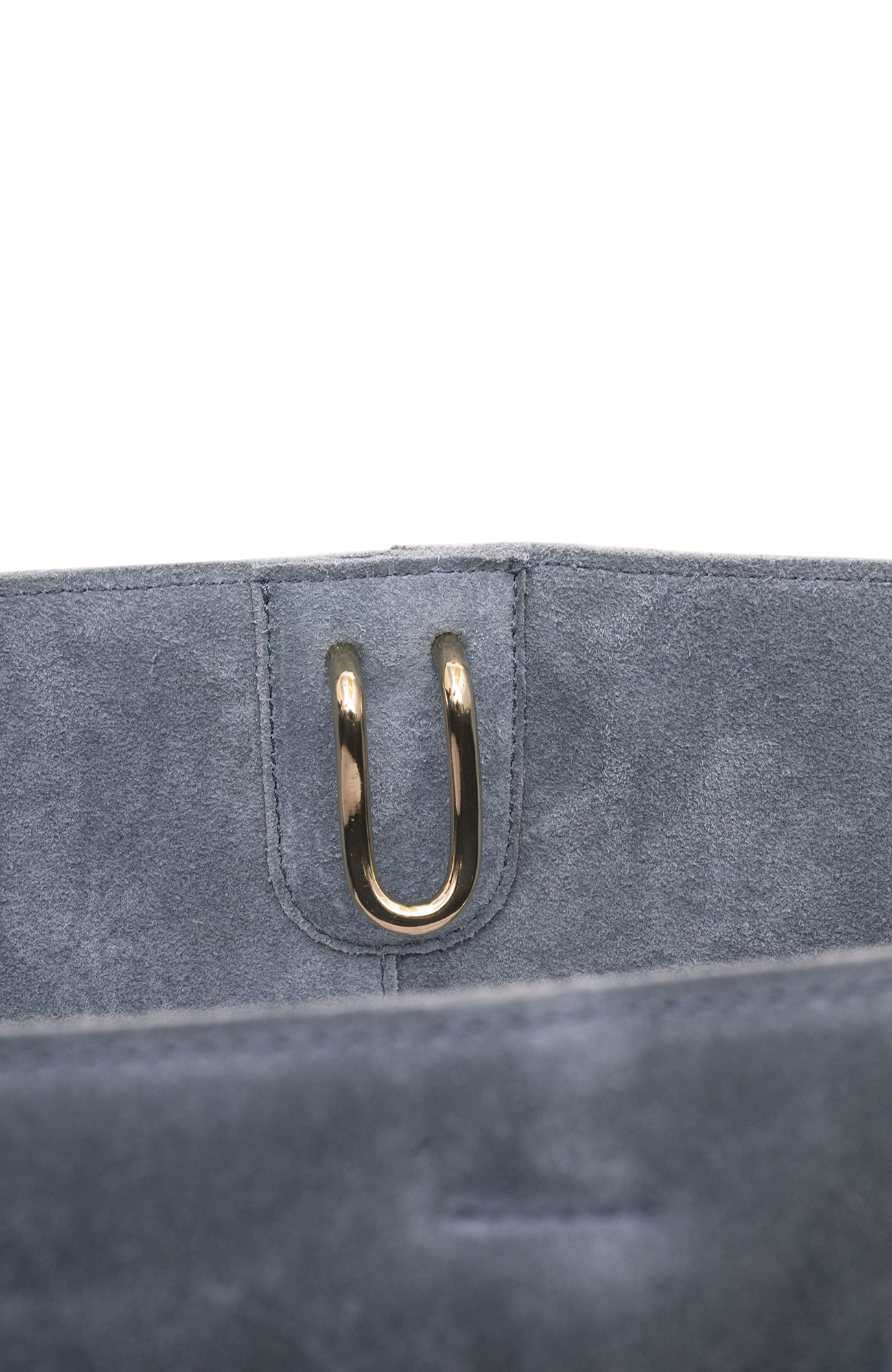 Esme Large Tote in Slate Suede