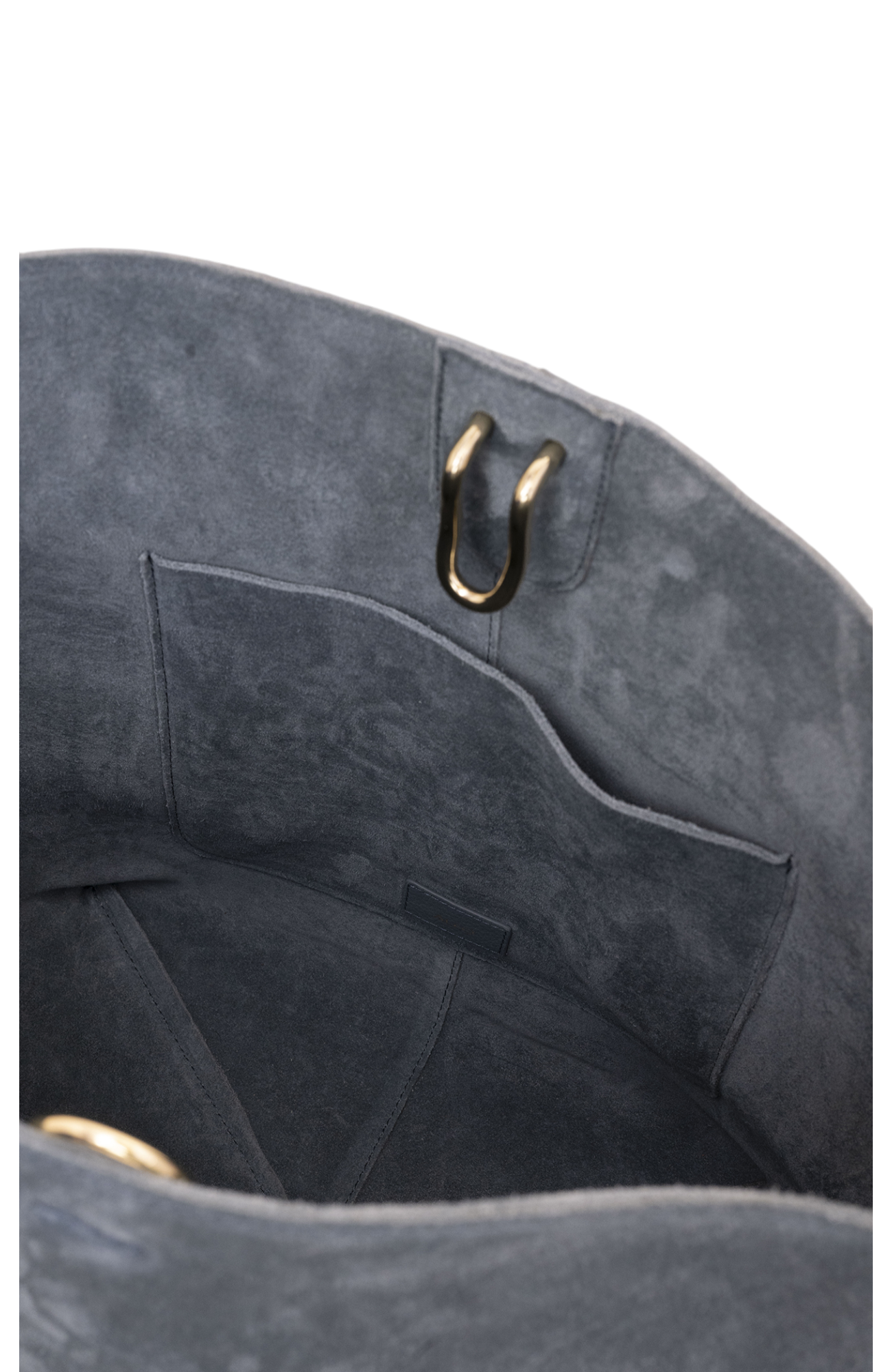 Esme Large Tote in Slate Suede