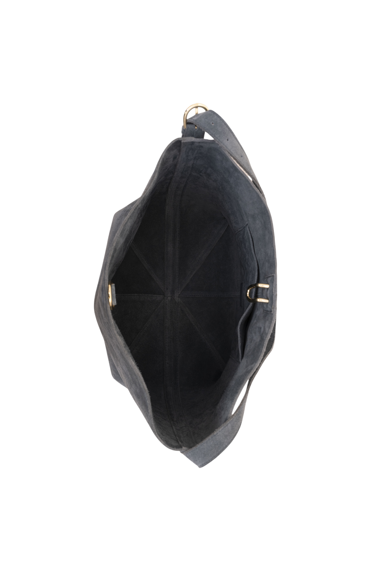 Esme Large Tote in Slate Suede