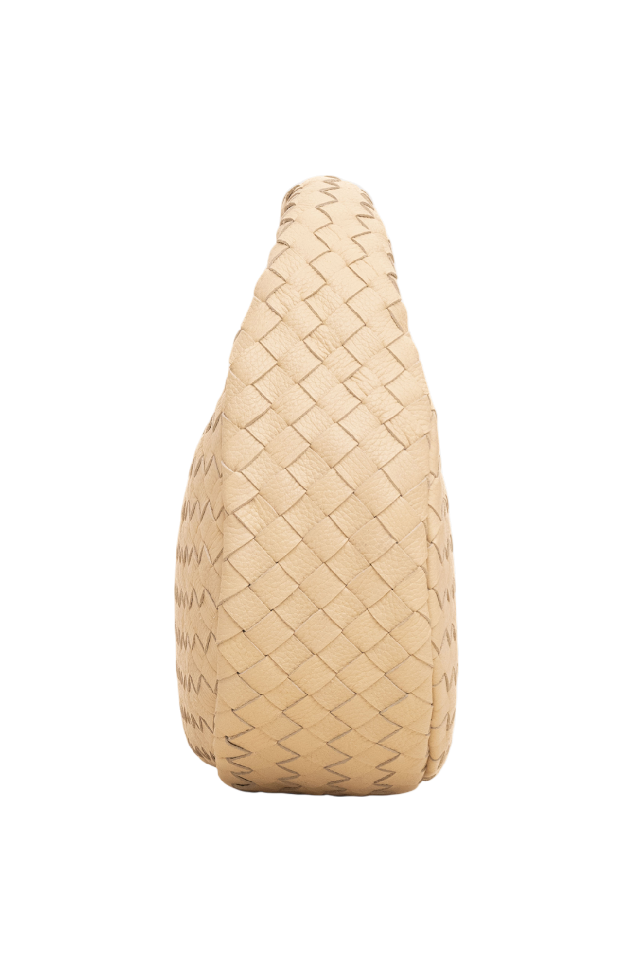 Laluna Mini Woven Shoulder Bag in Sand