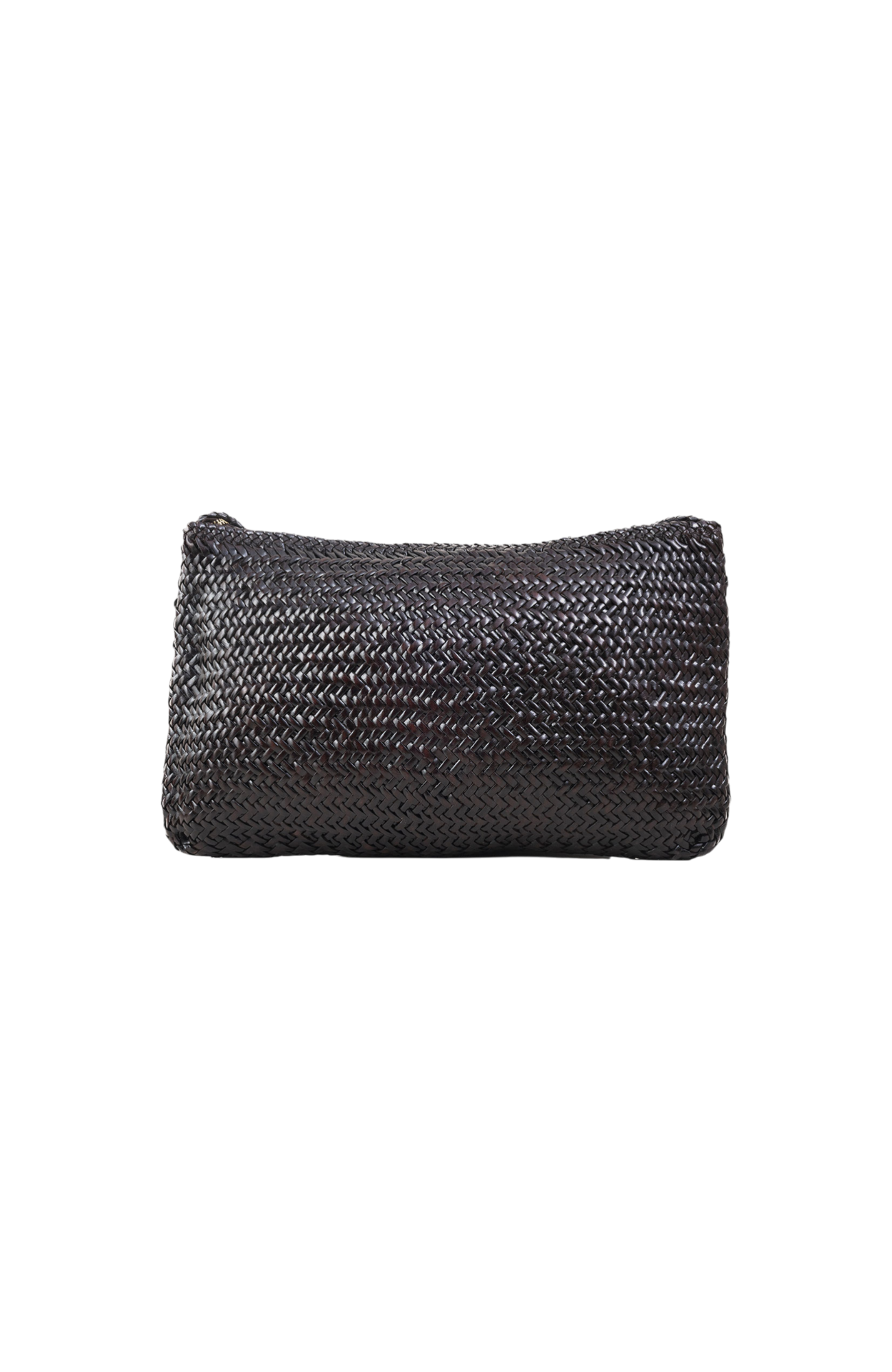 Nina Woven Shoulder Bag in Crema