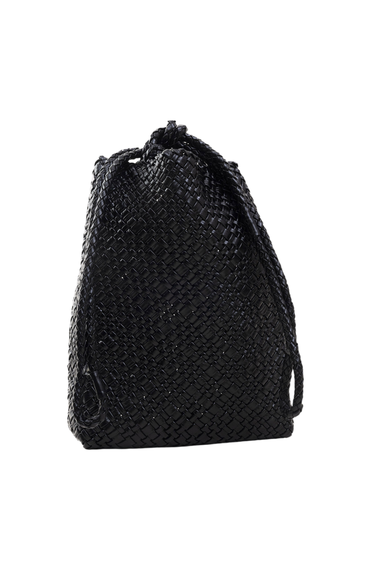 Piper Woven Tote in Black