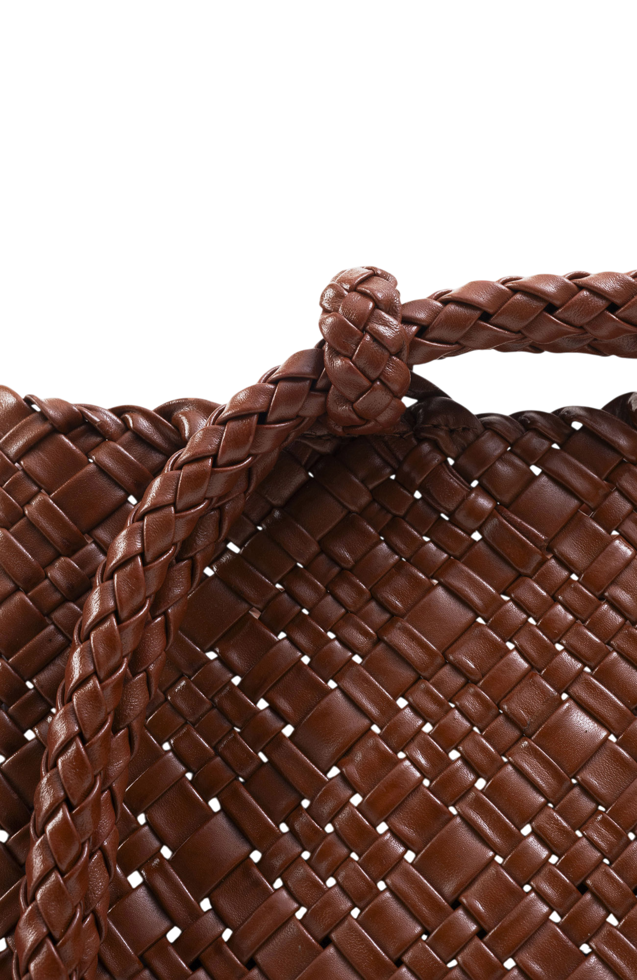 Piper Woven Tote in Toffee