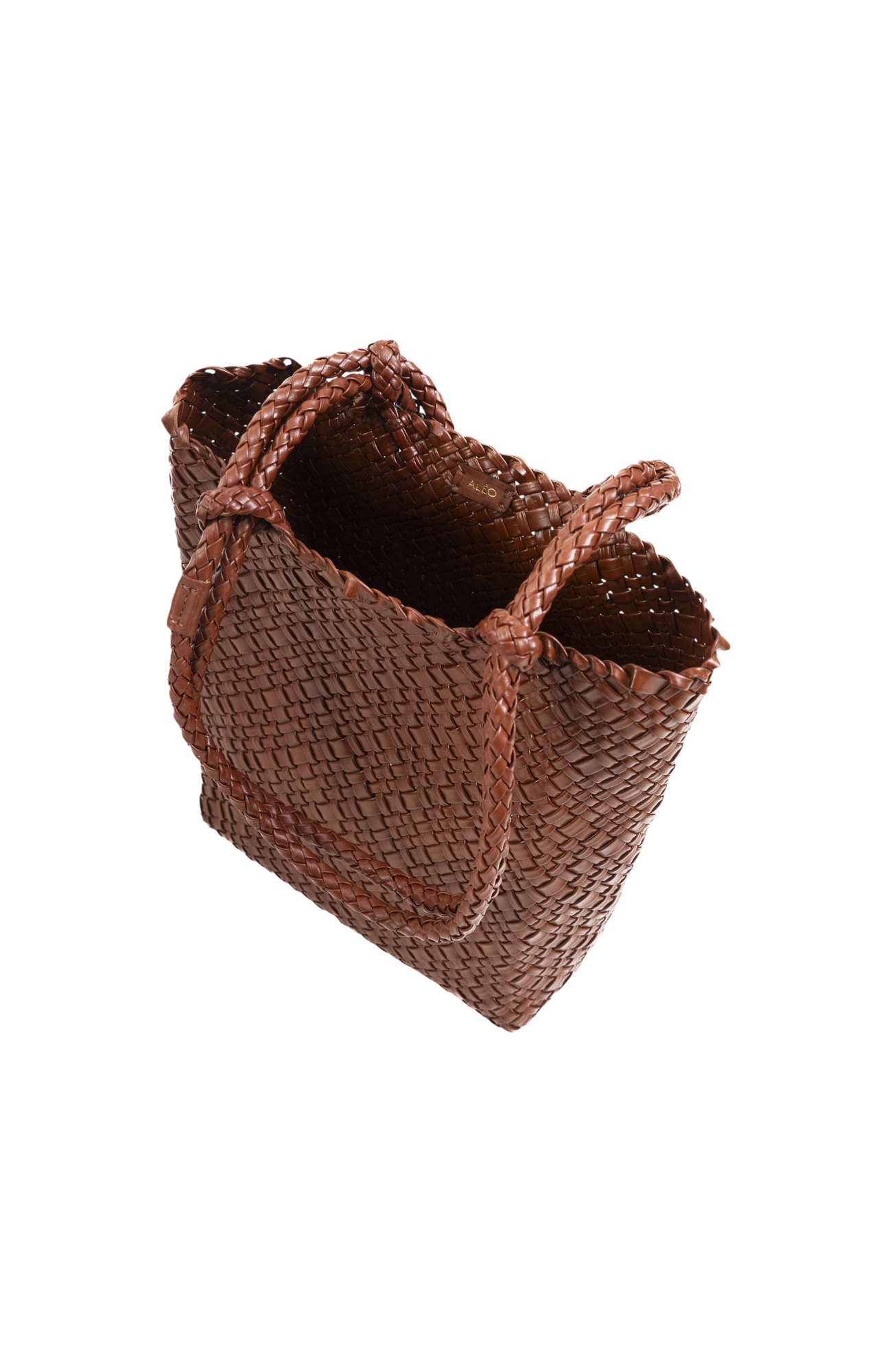 Piper Woven Tote in Toffee