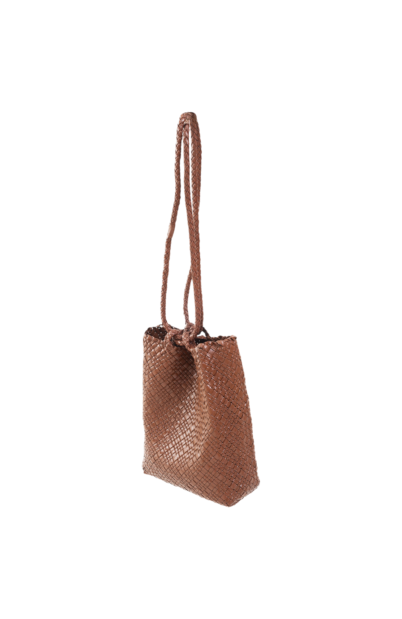 Piper Woven Tote in Toffee